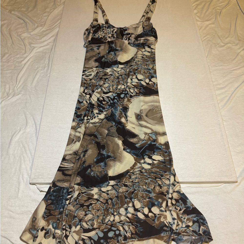 Elegant Floral Print Maxi Dress